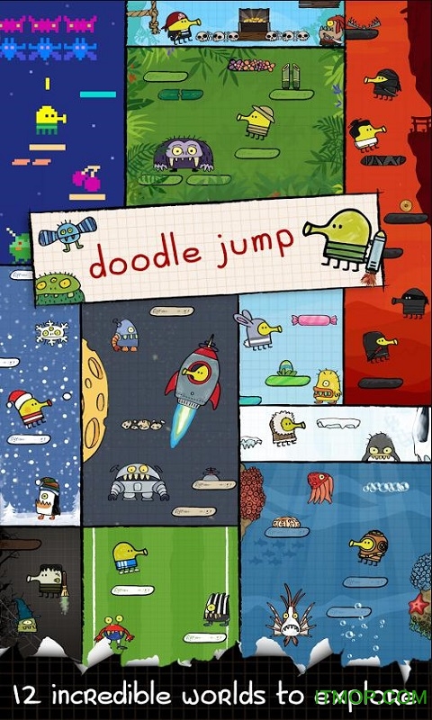 涂鸦跳跃万圣节版无限金币(Doodle Jump)