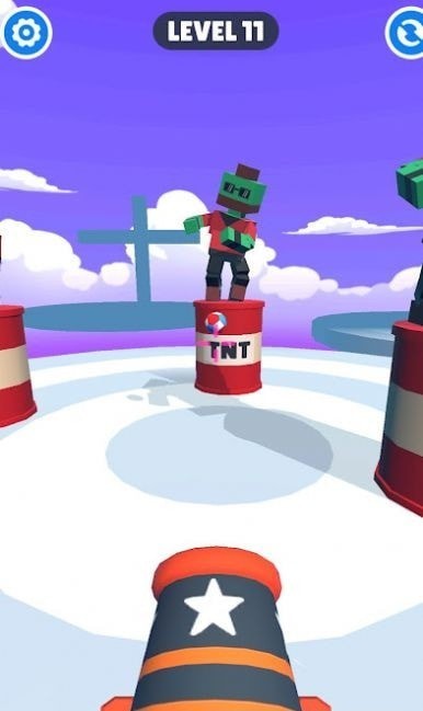 Funny Cannon Zombie 3D