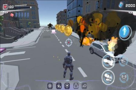 Iron Hero Game:Super City Hero