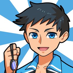 机で水泳