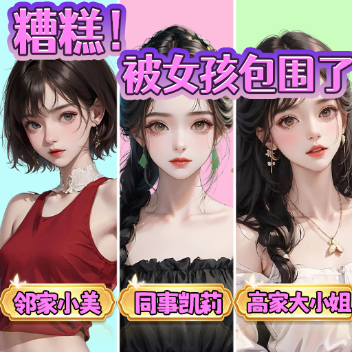 糟糕!被女孩包围了!
