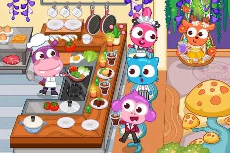 泡泡小镇餐厅 手游版