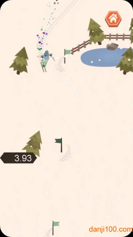 滑雪下山手游