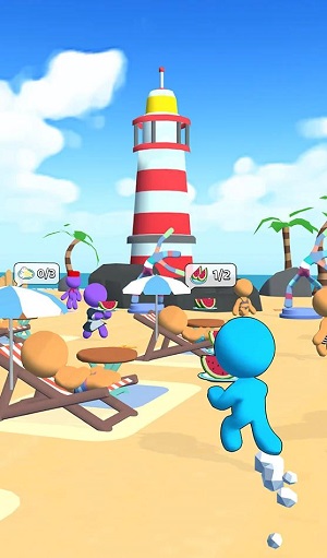 Idle Beach Inc: Cooking Tycoon