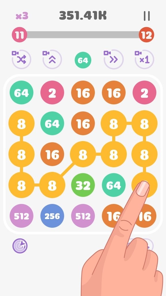 数字连接合并Connect the Pops