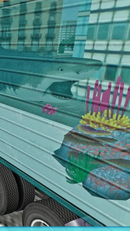 海洋生物运输卡车