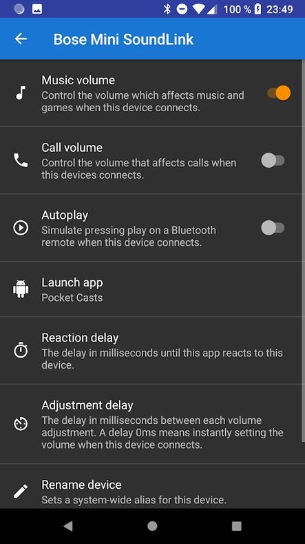 Bluetooth Volume Manager蓝牙音量控制