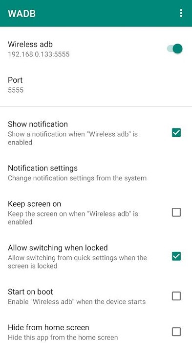 网络adb调试app(wadb)