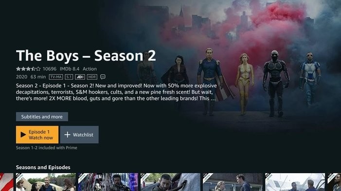 亚马逊prime video TV版