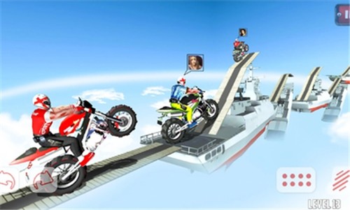 越野摩托特技表演3D