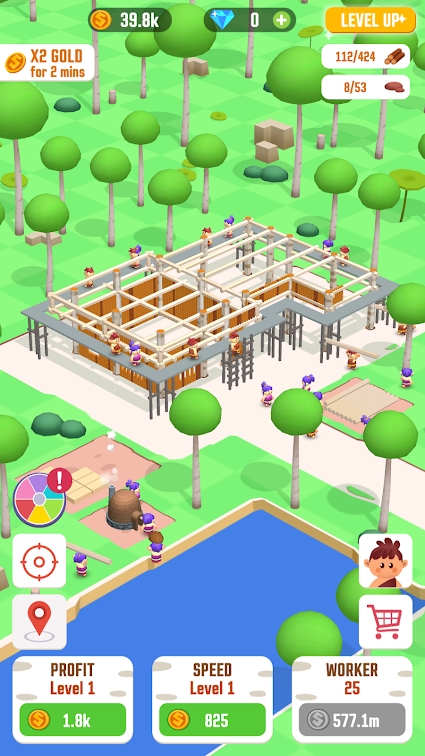 Idle Jungle: Survival Builder Tycoon