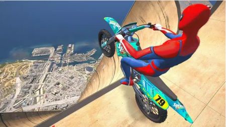 超级英雄赛车特技Super hero Racing Bike Stunt