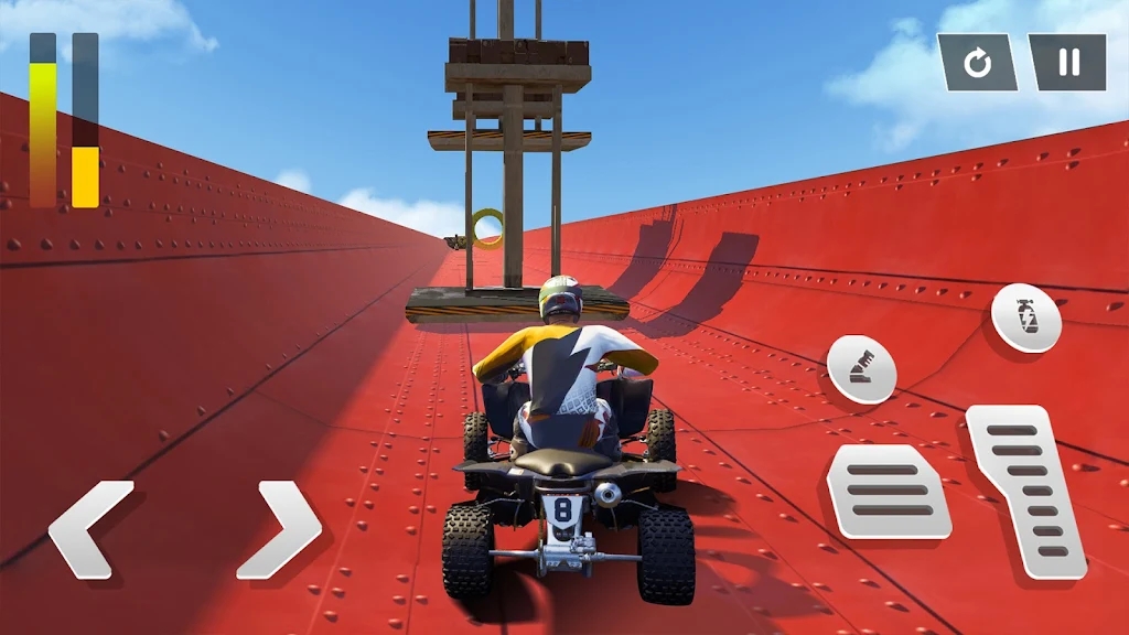 Flying ATV Crash: Quad Stunts Flying ATV Crash: Quad Stunts