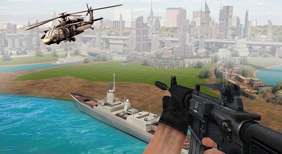 直升机空中狙击手 直升机空中狙击手