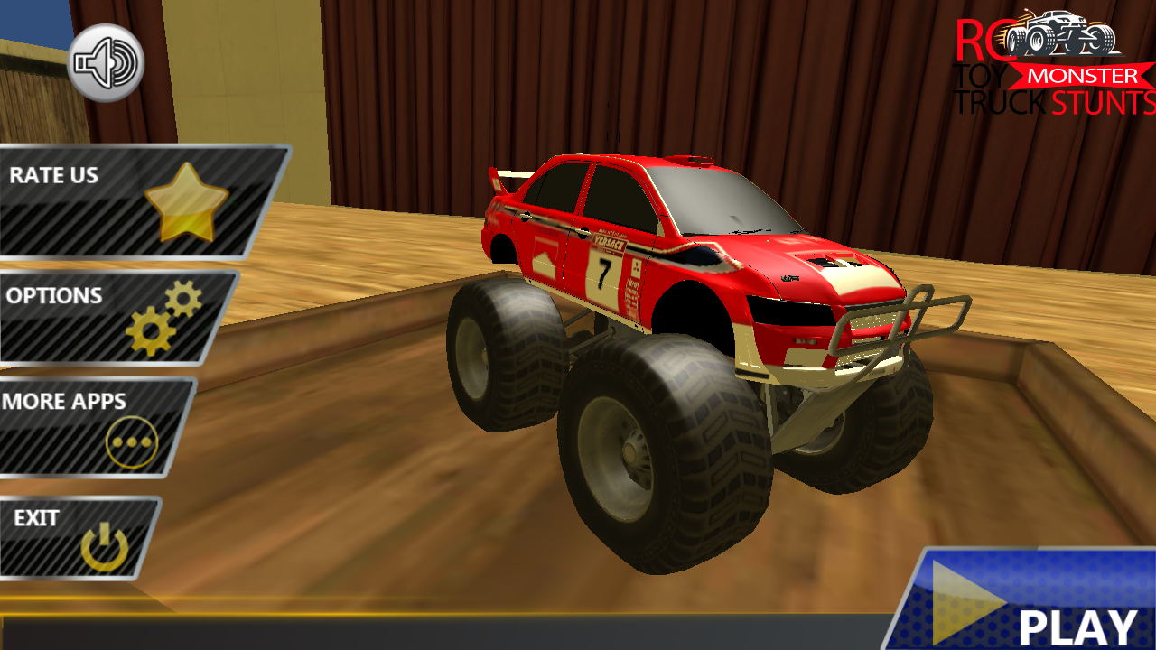 RC Toy Monster Truck Stunts(玩具怪兽卡车游戏)