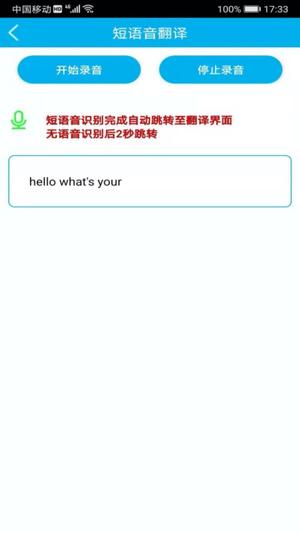 语音翻译
