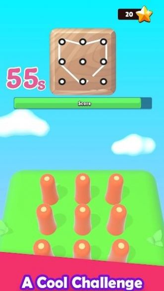 牵绳连接挑战(Pin The Rope)