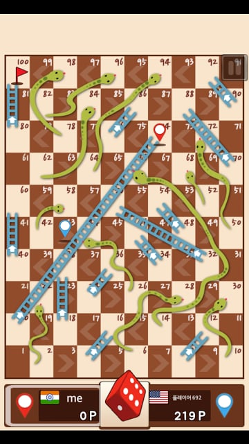Snakes and Ladders King(小蛇与梯子王游戏)