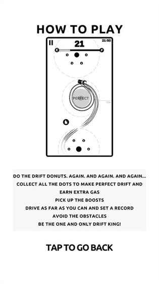 Donuts Drift(黑白漂移游戏)