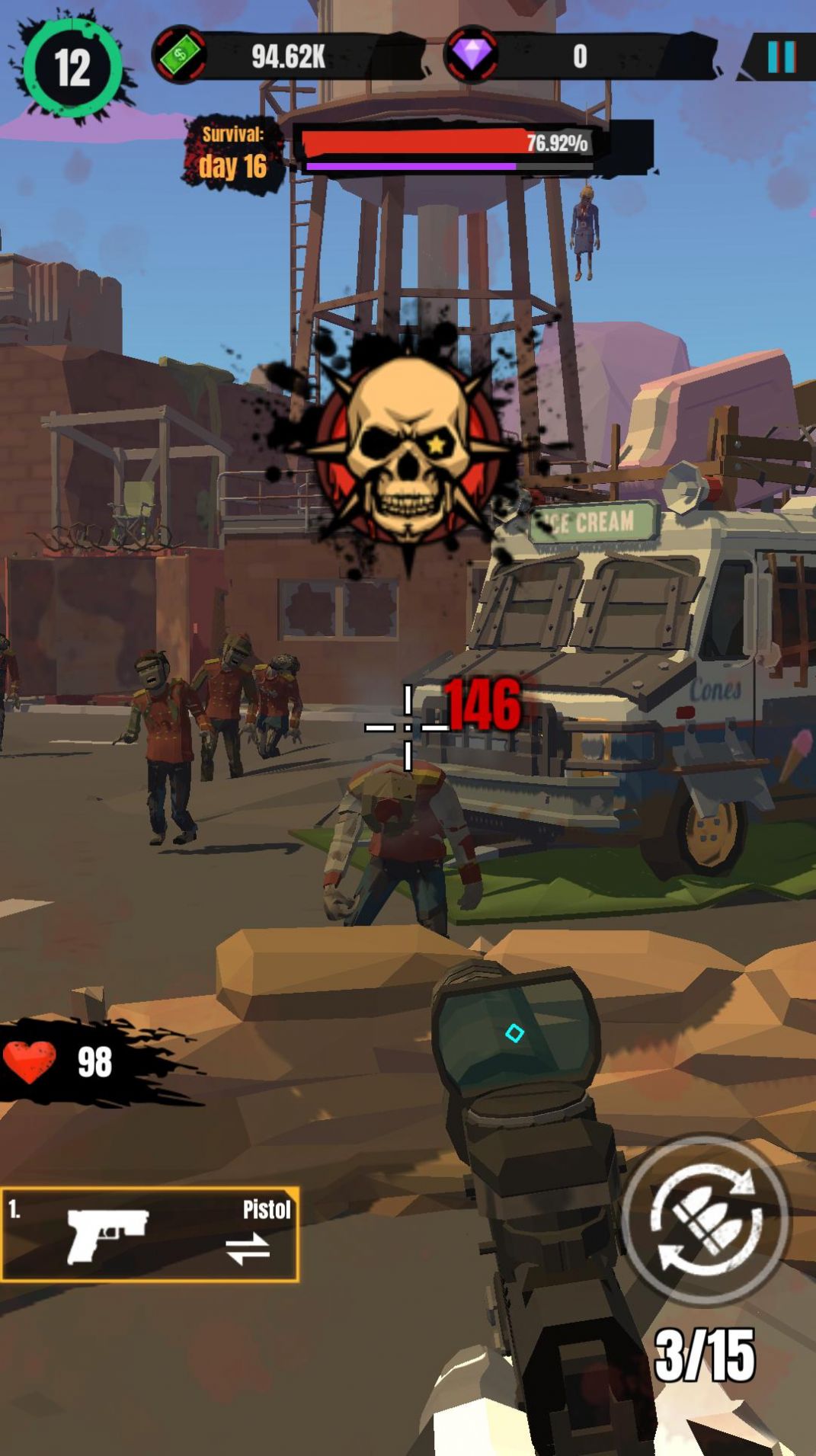 僵尸生存射击战争Zombie Survival