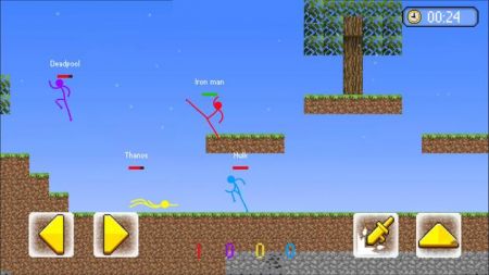 火柴人英雄战斗战争Stickman Brawl