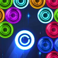 MB2: glowing neon bubbles