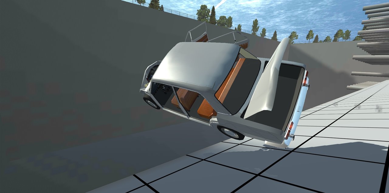 Simple Car Crash Physics Simulator Demo(车祸模拟器马路杀手)
