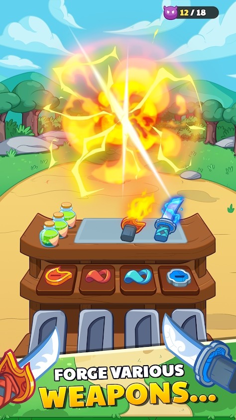Forge Hero: Epic Cooking Adventure Game