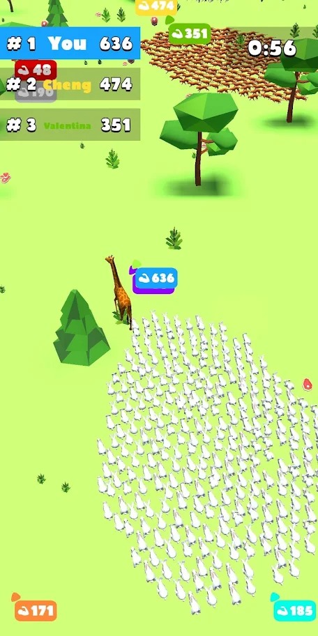 Crowd Forest.io - Herds Battle(拥挤森林百兽之争)