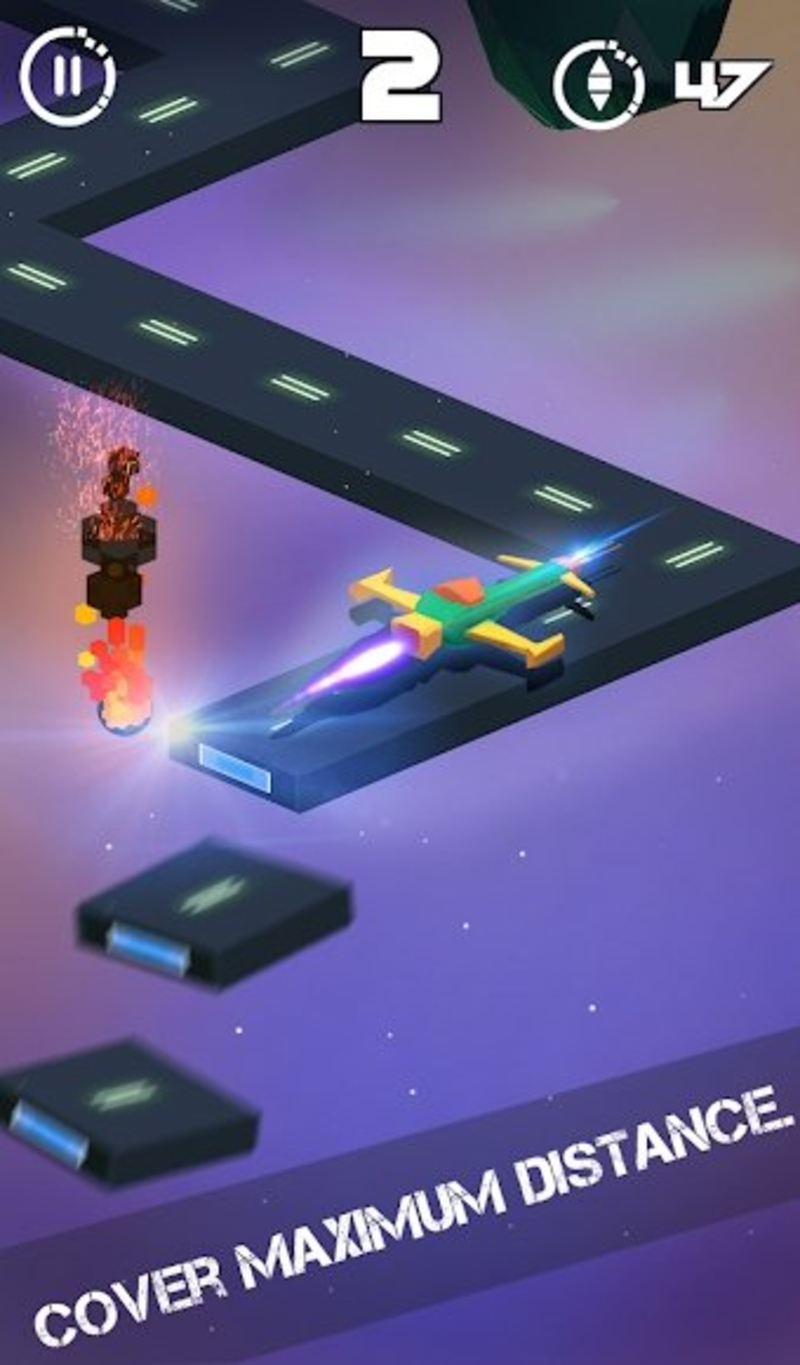 Zigzag Space Frontier(之字形空间边界游戏)