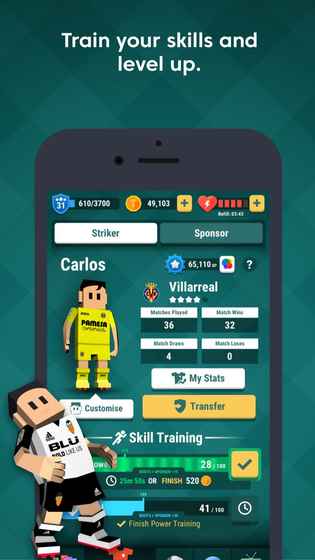 Tiny Striker LaLiga(迷你西甲前锋游戏)