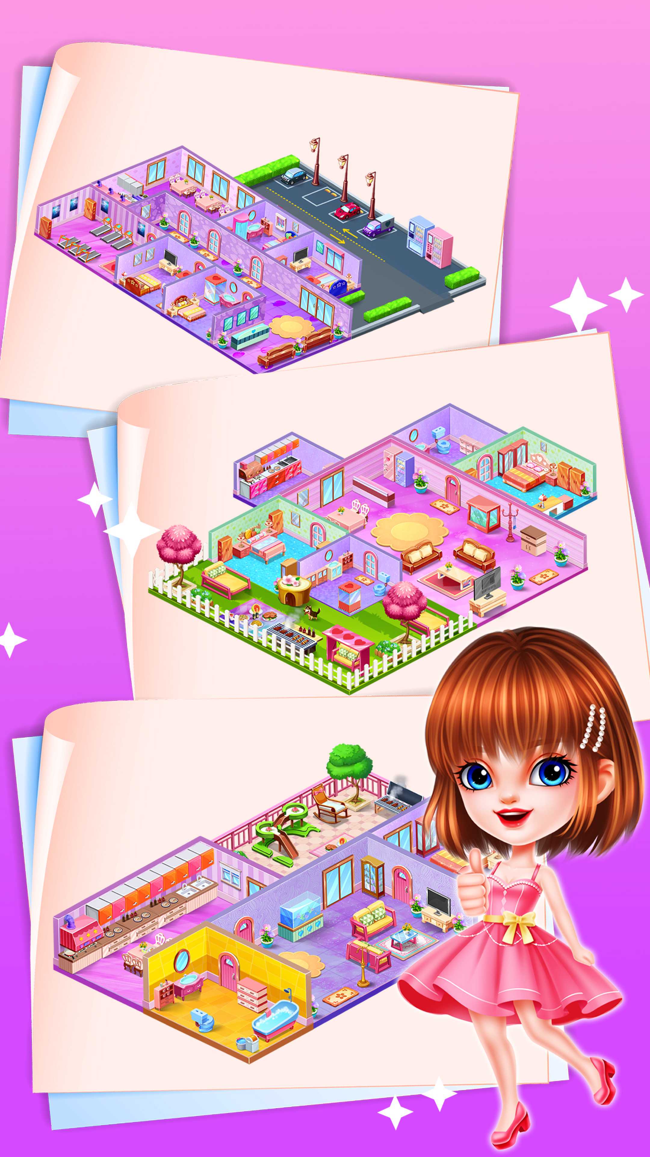 公主娃娃屋装饰大改造 公主娃娃屋装饰大改造