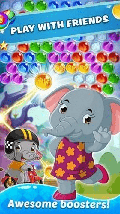 大象泡泡射手免费版(Bubble Shooter)