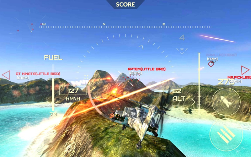 World of Gunships(网络世界的武装直升机游戏)