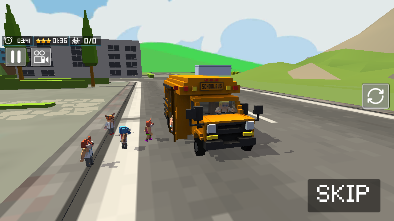 School Bus Simulator: Blocky World