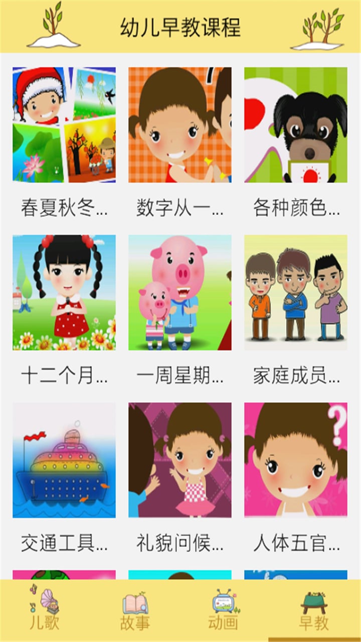 幼儿早教课程 幼儿早教课程