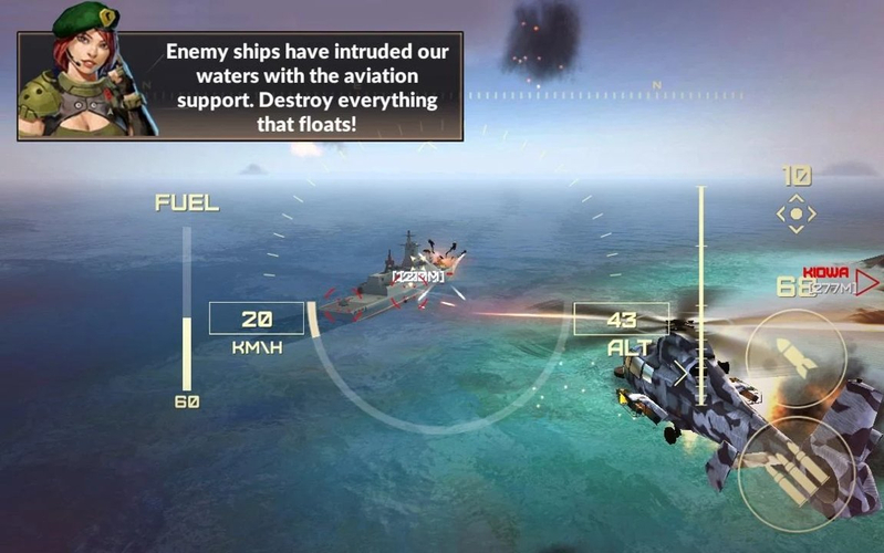 World of Gunships(网络世界的武装直升机游戏)