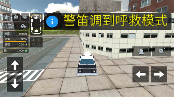 警察驾驶巡查员