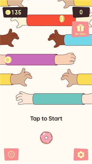 甜甜圈大挑战Party Hands