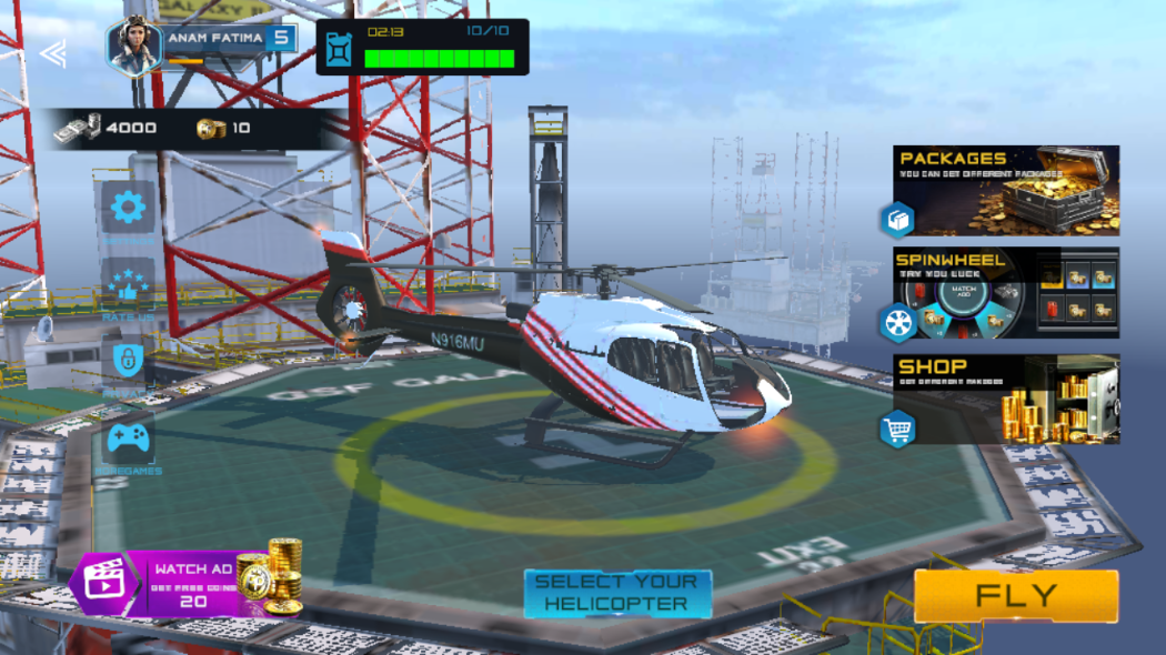 起飞直升机飞行模拟器(Take off Helicopter Fly Simulator) 起飞直升机飞行模拟器(Take off Helicopter Fly Simulator)