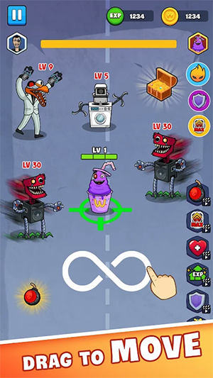 Grim Evolution: Purple Monster
