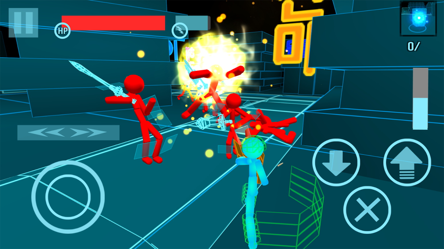 火柴人科技战争Stickman Neon Gun Warriors 火柴人科技战争Stickman Neon Gun Warriors