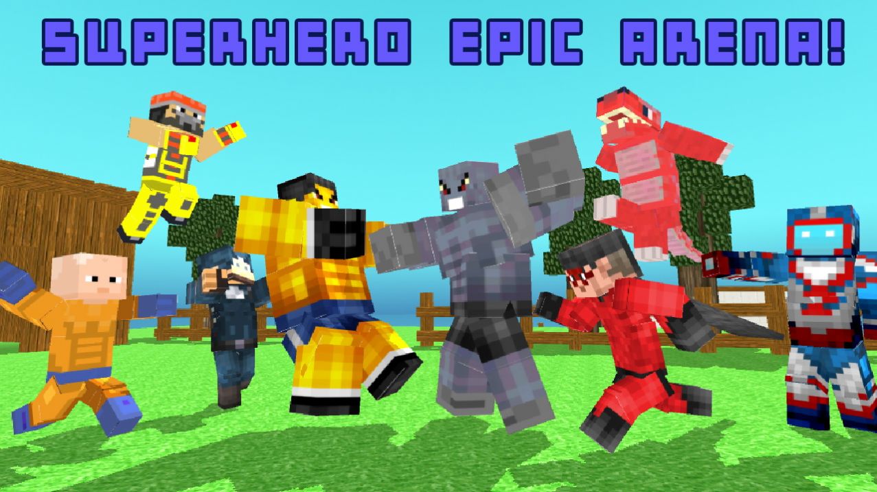 Superhero Champions: Blocky Universe