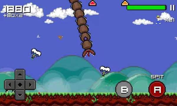 像素死亡蠕虫(Super Mega Worm)