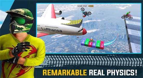 疯狂自行车表演赛3Crazy Bike Racing Stunt 3 Game