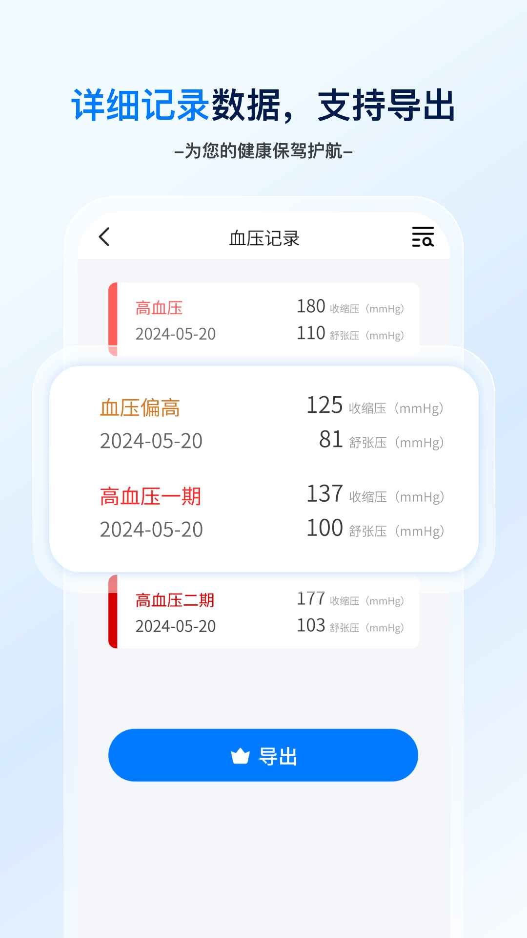 血压血糖笔记
