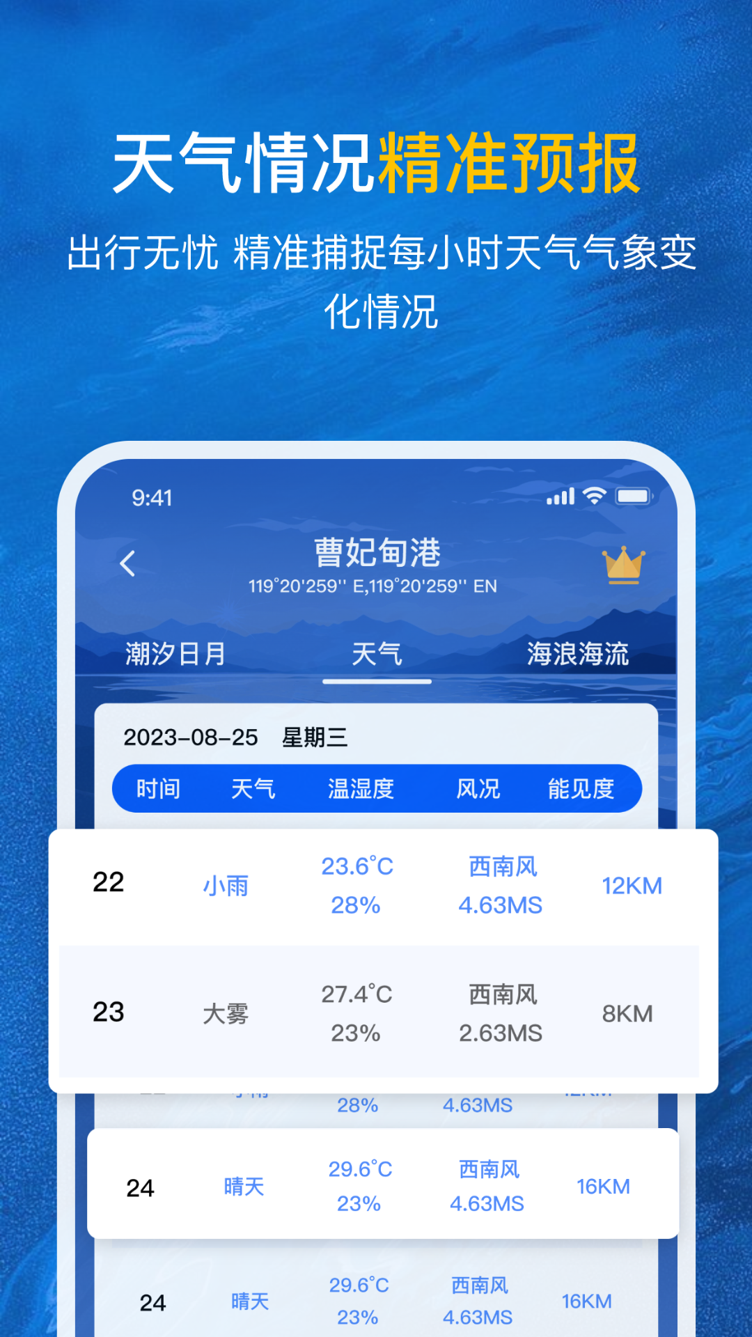 潮汐时间表 潮汐时间表