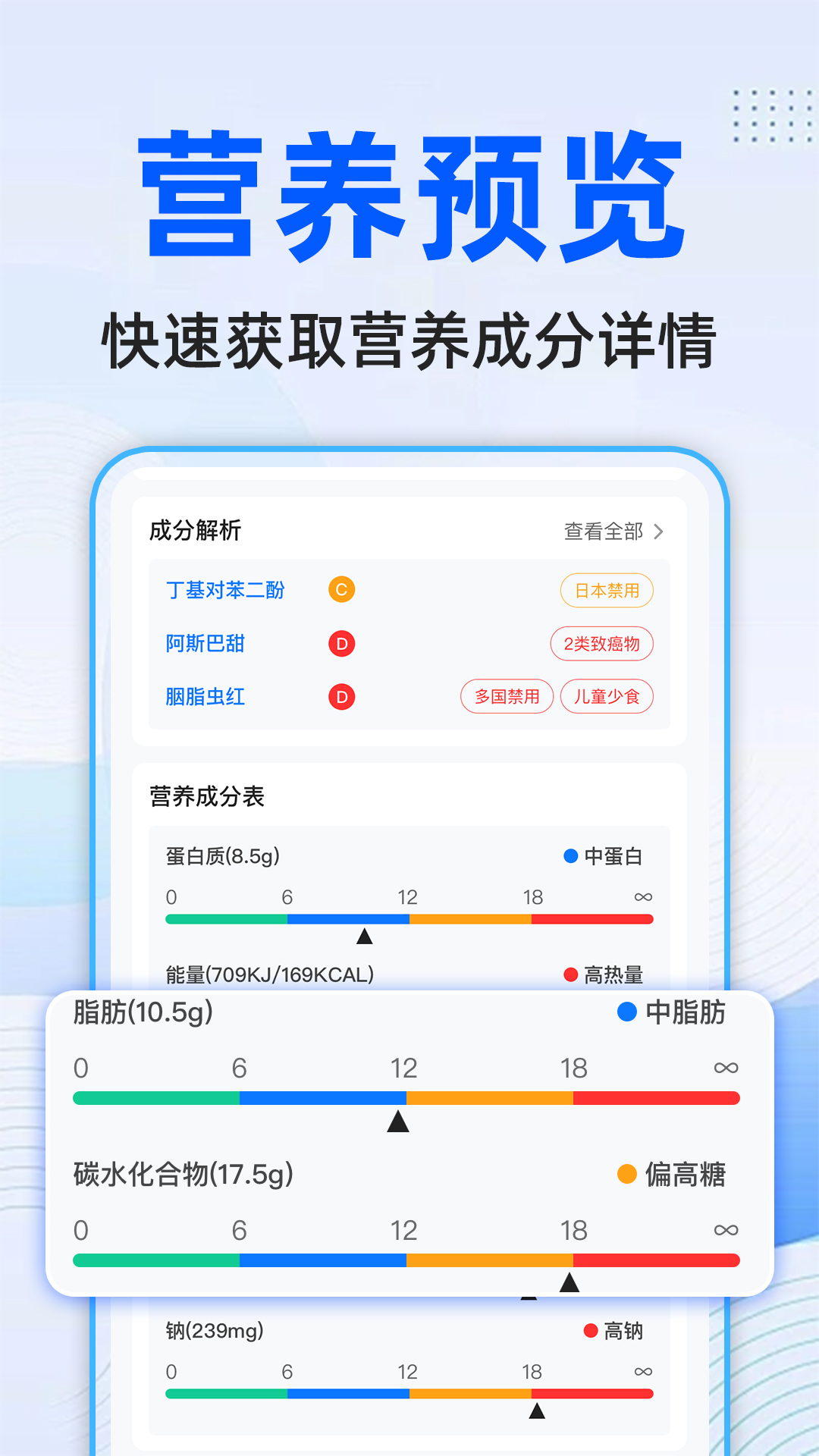 配料查查