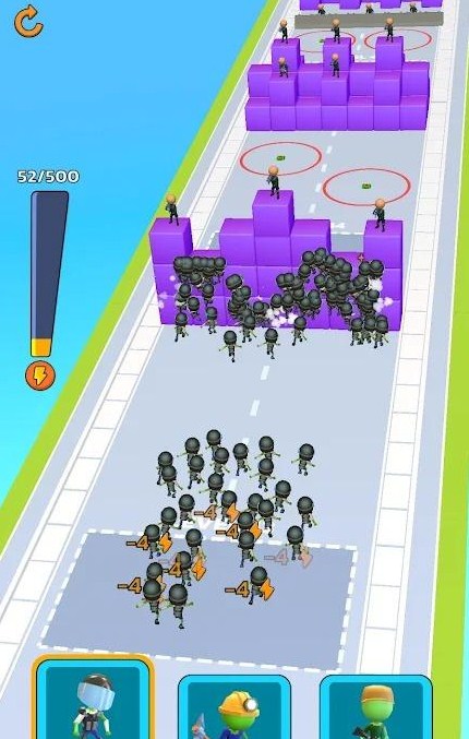 滑动丧尸(Tower Assault)