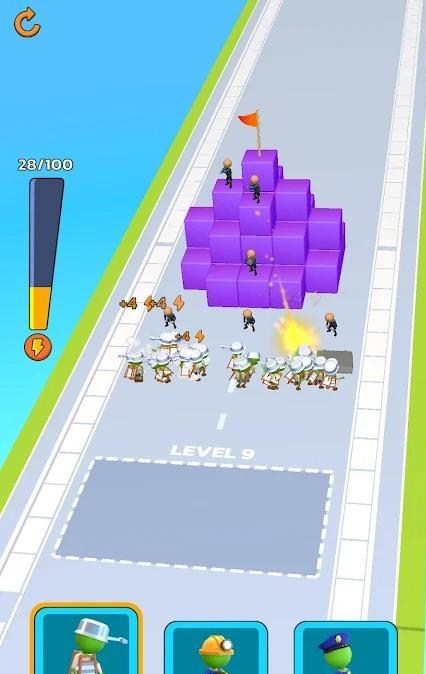 滑动丧尸(Tower Assault)